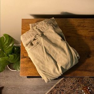 American Eagle Khaki Green Skinny Jeans